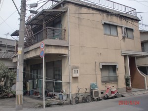 鹿児島市T町T様邸　外壁塗装before1