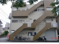 鹿児島市　ビル 屋上防水・外壁塗装　外壁スタジオ滝の神