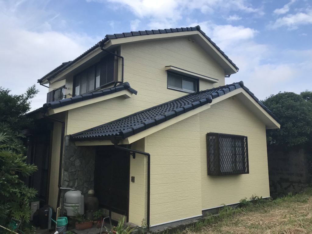 鹿児島市　W様邸　外壁・屋根塗装工事★施工事例 【外壁スタジオ滝の神】鹿児島市・外壁塗装・屋根塗装・雨漏り診断