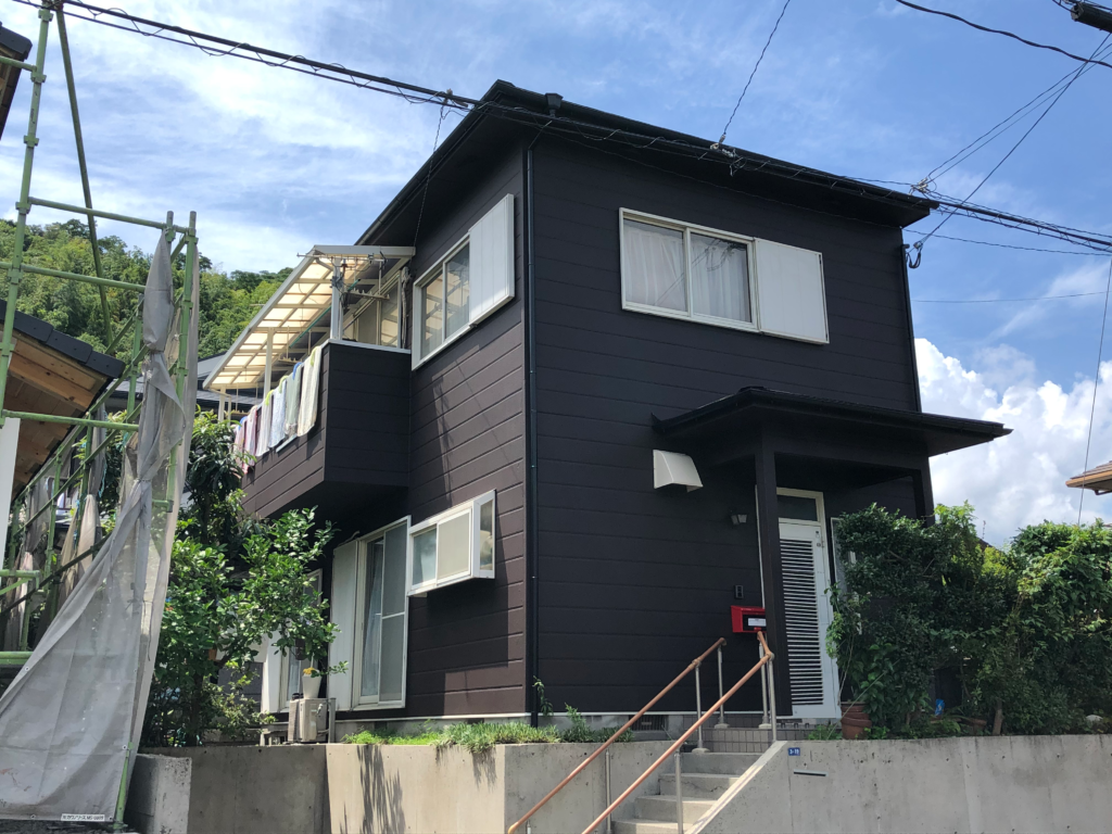 K様邸　鹿児島市　外壁塗装工事★施工事例 【外壁スタジオ滝の神】鹿児島市・姶良市・日置市・外壁塗装・屋根塗装・雨漏り診断