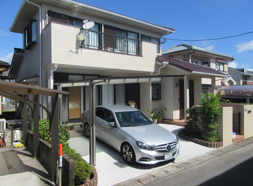 I様邸　鹿児島市　外壁屋根塗装★施工事例 【外壁スタジオ滝の神】鹿児島市・姶良市・日置市・外壁塗装・屋根塗装・雨漏り診断
