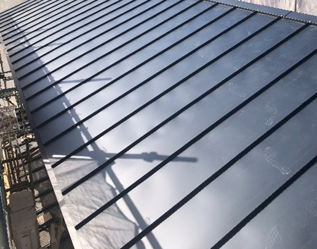 鹿児島市・姶良市・日置市　地域密着の滝の神　屋根の修理　ガルバリウム鋼板の写真