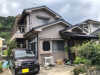 Ｔ様邸　鹿児島市　雨漏り修繕工事・屋根葺き替え・外壁塗装★施工事例 【外壁スタジオ滝の神】鹿児島市・姶良市・日置市・外壁塗装・屋根塗装・雨漏り診断
